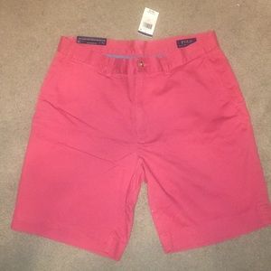 Ralph Lauren Classic Fit Khaki Shorts NTCKT Red 9”